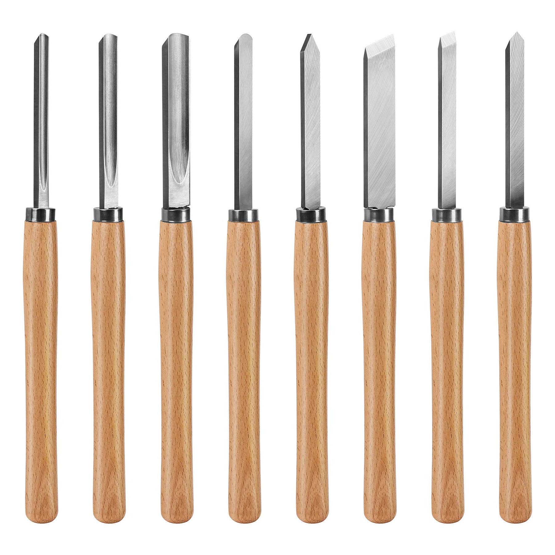 thumbnail image 2 of Olympia Tools Long Pattern Wood Chisels - Set Of 4 Hardened Steel Chisels With PVC Handles 2 of 11