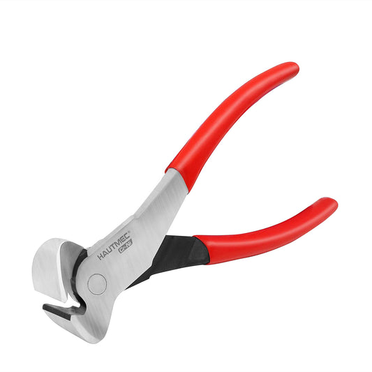 HAUTMEC End Cutting Pliers 7 Inch Nail Puller Pliers End Cutting Nippers for cutting or pulling nails and wires HT0158-CP