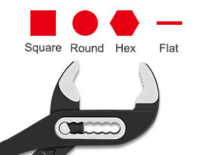 HAUTMEC Water Pump Pliers Set, Wider Opening,Groove Joint Pliers with Curved Jaw and Quick Adjustment Lock for Gripping,Repair,Nuts,Bolts, Pipe,12/10/7 Inch HT0323