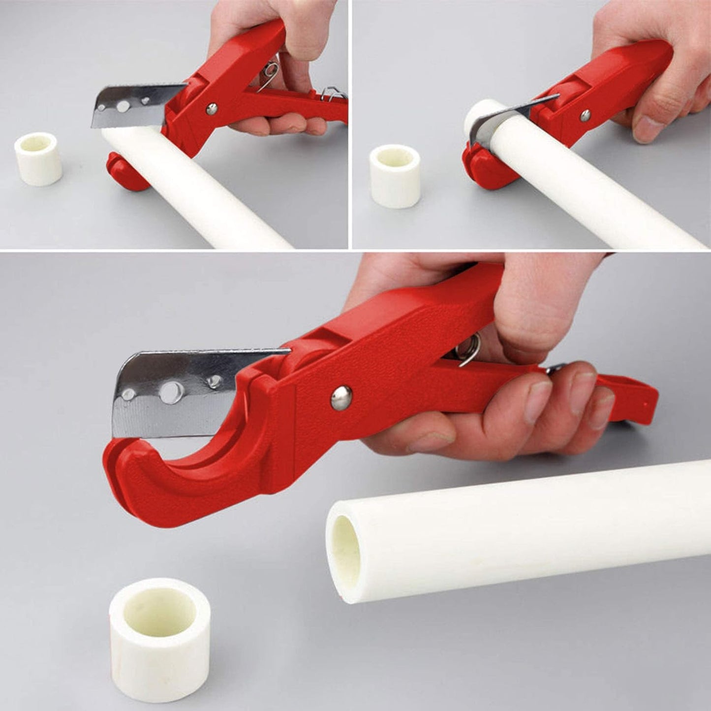 HAUTMEC PVC Plastic Pipe Cutter Up to 1-3/8inch (0-36mm) PL7261703