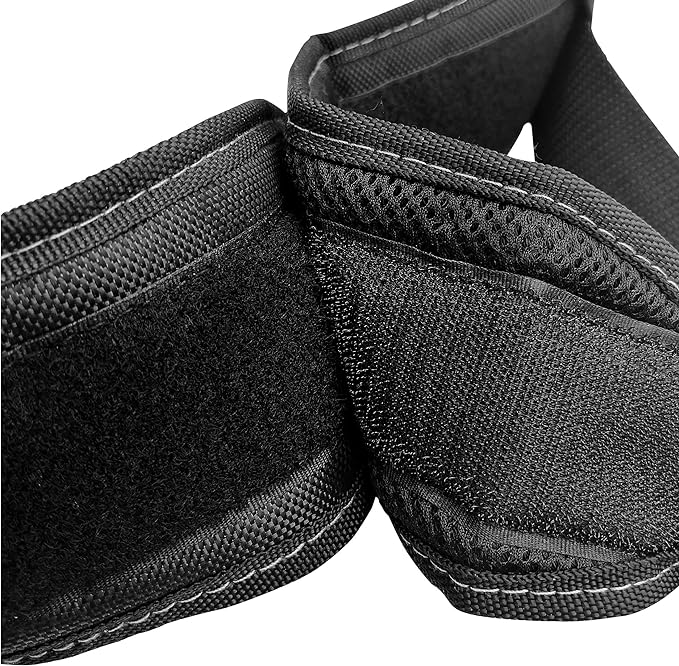 HAUTMEC Heavy-Duty Foam Padded Adjustable Tool Work Belt, Holds Most Pouches, Clips & Tool Holders HT0141-TB