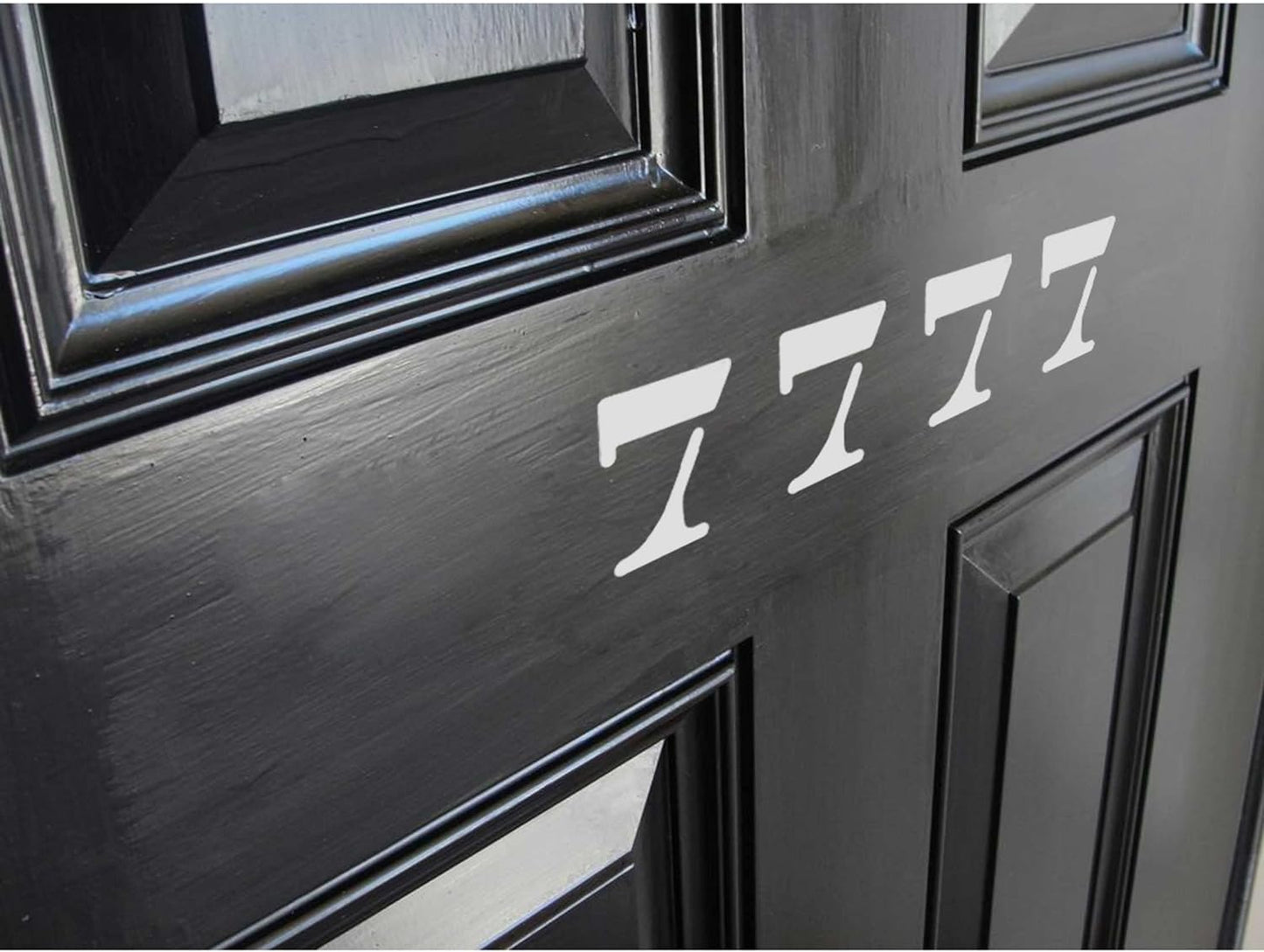 HAUTMEC Vintage Aluminum Numbers Stencils, 0 to 9 Aluminum Stencils & Holder, 50mm Numbers, Shop Stencil, Advertising Stencilling, Craft-Printing, Reusable HD00002