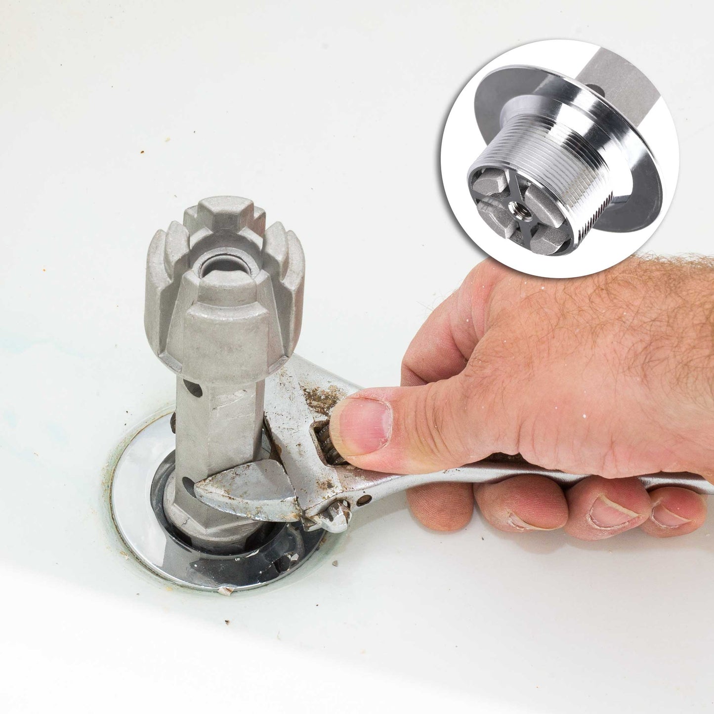 HAUTMEC Tub Drain Remover Wrench PL0030