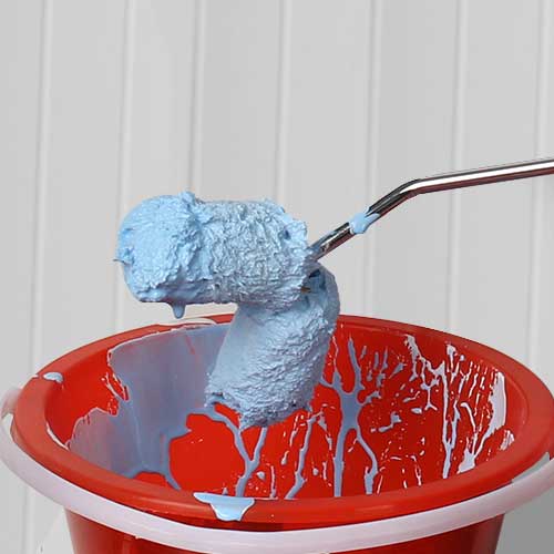 HAUTMEC Smart Paint Roller Kit For Painting Tube and Coin Forms, Mini Roller Frame, Microfiber Roller Covers, Comfortable Handle, Painting Pipes, Fences, Furnitures, Walls etc HT0033-PT