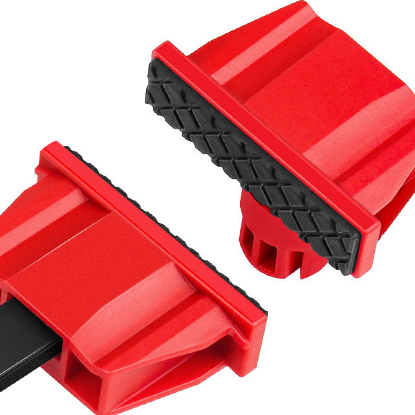 HAUTMEC 3/4" Bench Dog Clamp, Quick-Release Hold Down Clamps for 19mm Dog Holes, 170 Lbs Clamping Force, Adjustable Bench Clamps for Woodworking, Assembling, Gluing, 4 Pack - HT0276-2pc