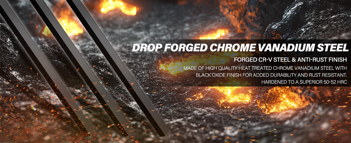 HAUTMEC 14-Piece T-Handle Allen Wrench Set, SAE & Metric T-Handle Hex Key Set, High Torque CR-V Steel Allen Key Set with Storage Rack, for Bike, Motorcycle, Furniture & Auto Repair, HTHKH25040