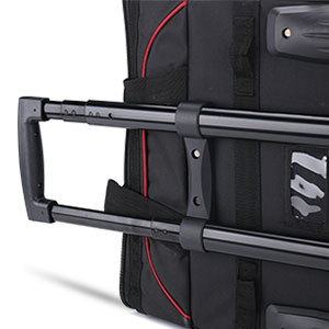 HAUTMEC 3-Piece Rolling Tool Bag Set – 18” Wheeled Tool Bag, 15” Electrician Tool Tote & 12” Wide Mouth Bag, 1680D Water-Resistant Heavy-Duty Portable Tool Storage – HT0287