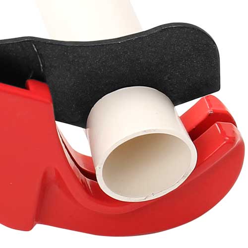 HAUTMEC Pvc Pipe Cutter Tool PEX Pipe Cutter Tubing Cutter for Cutting 36mm PVC, CPVC, PPR, PEX, Rubber Hose Cutter and Plumbing Plastic Cutter, Ideal for Home Work, Handymen and Plumbers HT0256