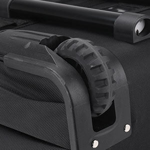 HAUTMEC 3-Piece Rolling Tool Bag Set – 18” Wheeled Tool Bag, 15” Electrician Tool Tote & 12” Wide Mouth Bag, 1680D Water-Resistant Heavy-Duty Portable Tool Storage – HT0287