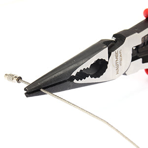 HAUTMEC 9" Needle Nose Pliers,High Leverage Combination Pliers 4 in 1 Multifunctional Heavy Duty Long Nose Pliers HT0274-PL