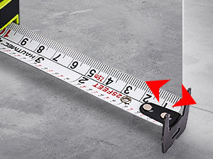 HAUTMEC 25ft/7.5M Tape Measure,Dual-Scale (Inches & CM) with Fractions 1/8 Retractable & Compact Measuring Tape,for Construction, Engineering,HT0325-3PC