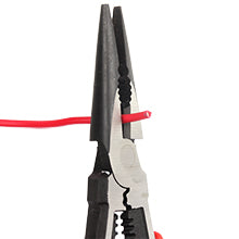 HAUTMEC 9" Needle Nose Pliers,High Leverage Combination Pliers 4 in 1 Multifunctional Heavy Duty Long Nose Pliers HT0274-PL