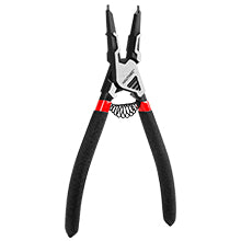HAUTMEC 4PCS High Leverage Snap Ring Pliers Set,7 inches Internal/External Heavy Duty Circlip Pliers HT0280