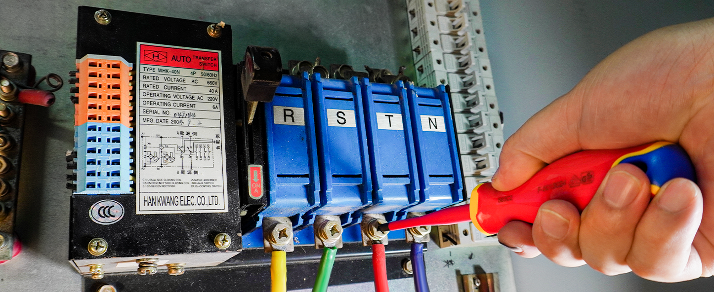 HAUTMEC Insulated Screwdriver Set, 6-Piece Electrician Screwdriver Set, VDE & GS Certified 1000V, with S2 Steel Magnetic Tips and Tri-Material Handles for Professional Electrical Work, HT0331