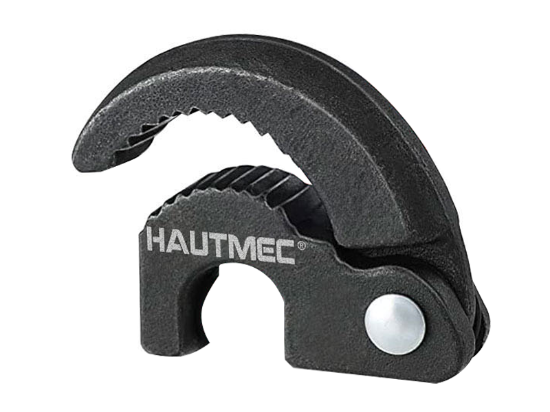 HAUTMEC 11-Inch Pro Basin Wrench Sink Faucet Wrench for Tight Spaces with Adjustable 3/8'' to 1-1/4'' Capacity Plumber Wrenches for Faucet Hex Nuts under Sink HT0261-PL(Red)
