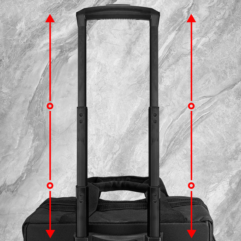 HAUTMEC 2-Piece Rolling Tool Bag Set, 15” Heavy-Duty Tool Bag with Wheels & 15" Wide Mouth Utility Bag, 1680D Water-Resistant Durable Tool Storage – HT0288