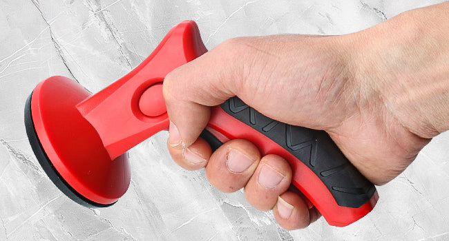 HAUTMEC 2 Pack Pistol Grip Suction Cup – Compact Suction Lifter with Quick Release Lever, One-Handed Operation for Tile, Glass, Stone & More – HT0439
