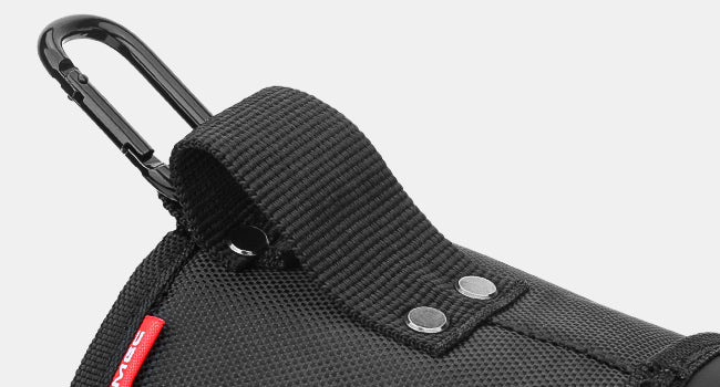 HAUTMEC Tool Pouch Combo Set, Heavy Duty 1680D Wear-Resistant Utility Tool Bags with EVA Molded Base, Drawstring Closure and Clip Hook, Ideal for Screws, Nails, Small Tools, HT0404