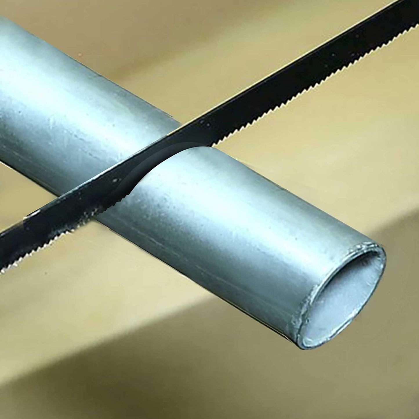 HAUTMEC Professional Bi-Metal Steel Mini/Junior Hacksaw Blades 6 inch, High Speed Steel Grounded Medium Teeth, Pack of 10, HT0150-CT