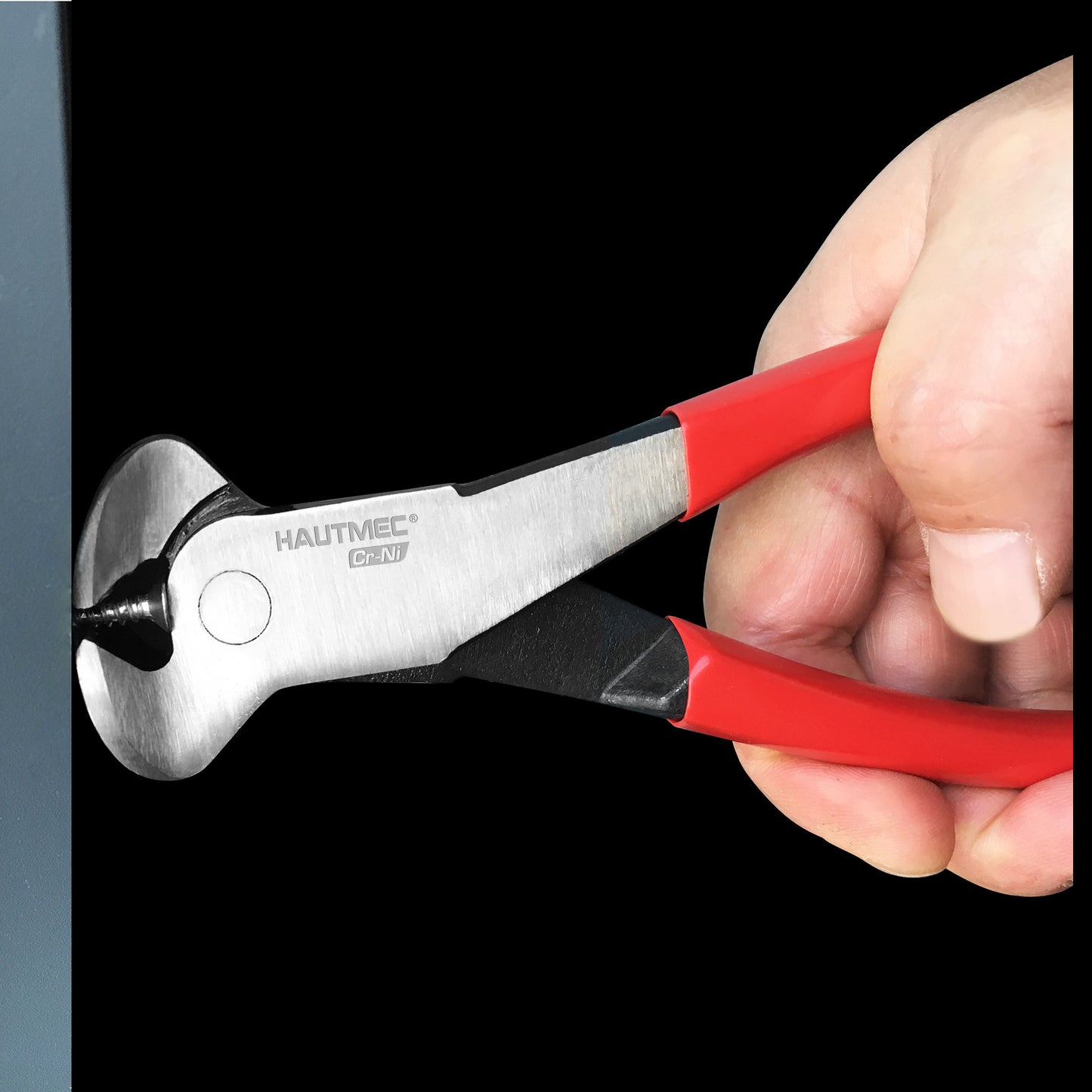 HAUTMEC End Cutting Pliers 7 Inch Nail Puller Pliers End Cutting Nippers for cutting or pulling nails and wires HT0158-CP