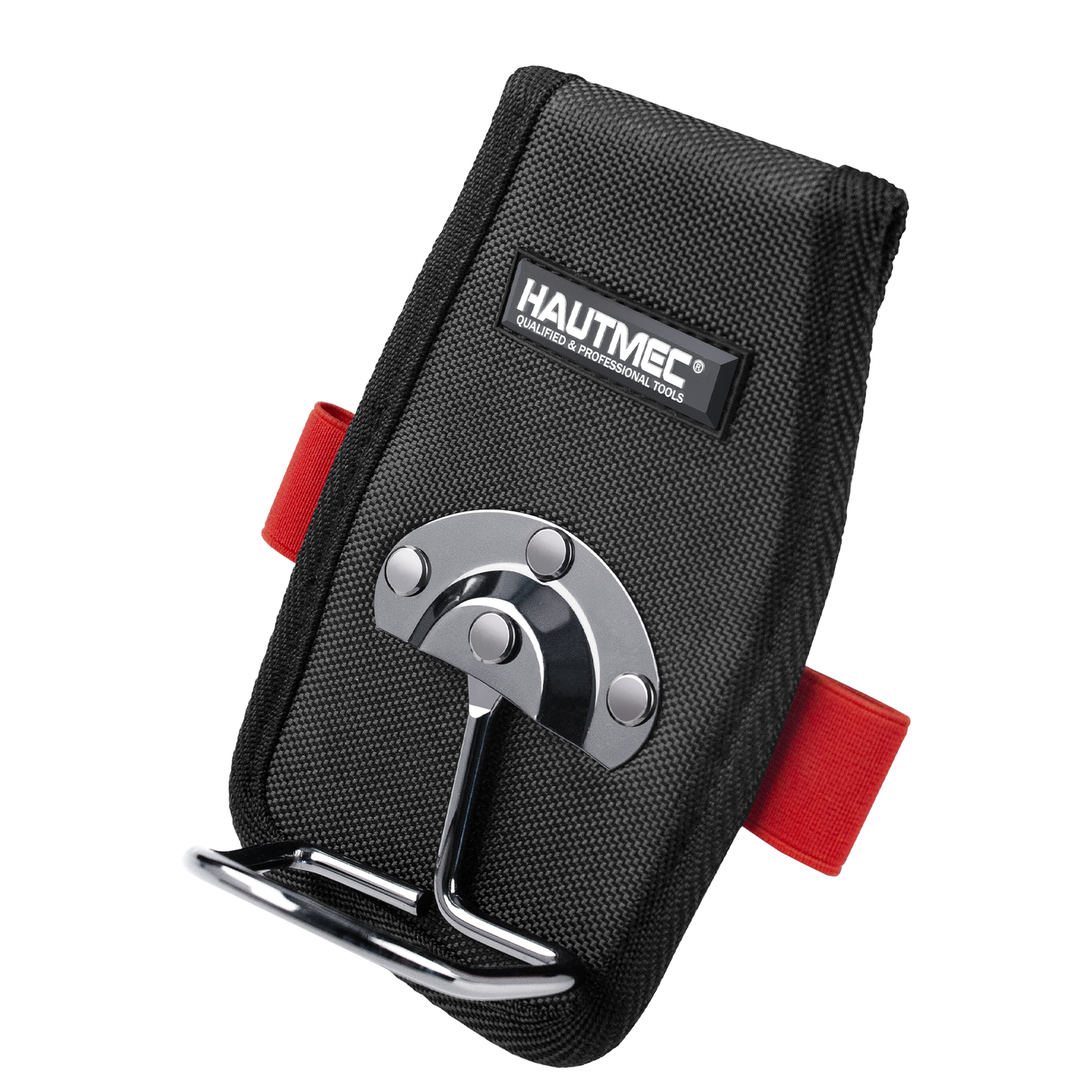 HAUTMEC Hammer Holder for Belt, Hammer Loop for Tool Belt with Swing Hammer Hook Design, 2 Elastic Tool Holders, Heavy-Duty 1680D Material & Strong Rivet for Extra Durability, HT0412
