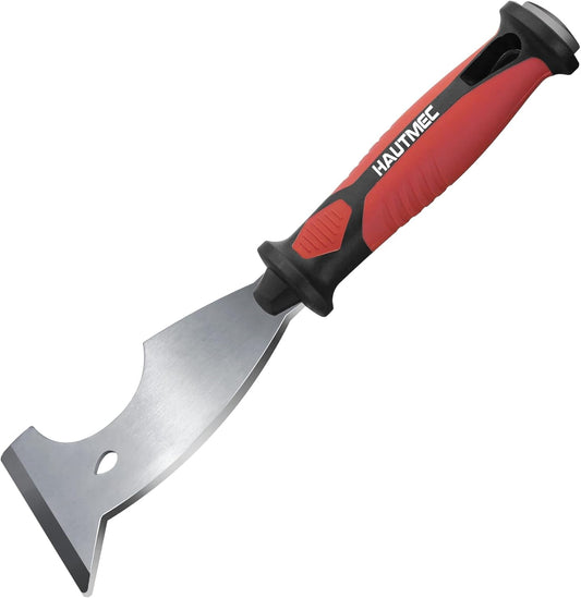 HAUTMEC Putty Knife Scraper, Scraper, Paint knife, Caulk Removal Tool, Painters Tool, Paint Can Opener, Paint Remover for Wood, Wallpaper Scraper, Painting Tool (1pc-3" 8-in-1) HT0049-PT