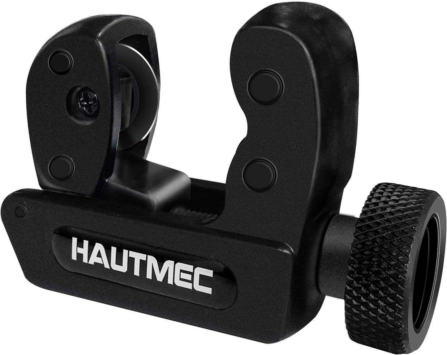 Hautmec Pro Compact Heavy Duty Mini Tube Cutter, 1/8" to 1-1/8" OD (3-30mm) Tubing Cutter, Heavy Duty Pipe Cutter for PVC, Copper, Aluminum, and Thin Stainless Steel Tube HT0133-TC