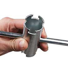 HAUTMEC Basket Strainer Wrench, Double Working End, Universal Sink Basket Strainer Wrench PL0029