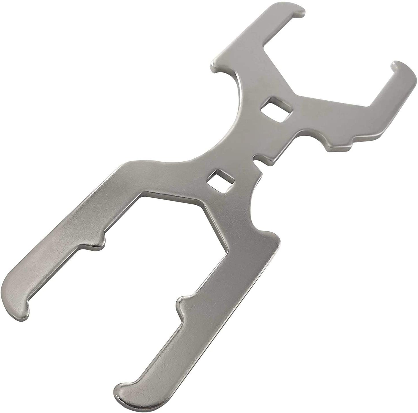 HAUTMEC 3 Way Plumber's Sink Strainer Wrench, Fits 1-3/4 inch., 2 inch. and 2-1/2 inch. Nuts， Multifunction Plumbing Wrench PL0037
