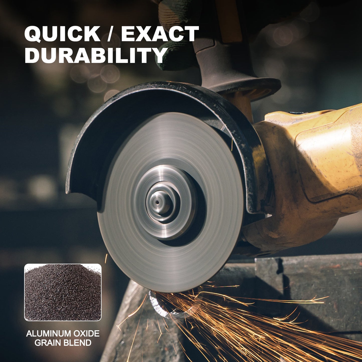 HAUTMEC Expert Grade Cut Off Wheels 125mm x 1.0mm x 22.23mm, Thin Grinding Disc for Cutting Metals, 10 Pack General Purpose Cut Off Blade for Most Angle Grinder - HT0431