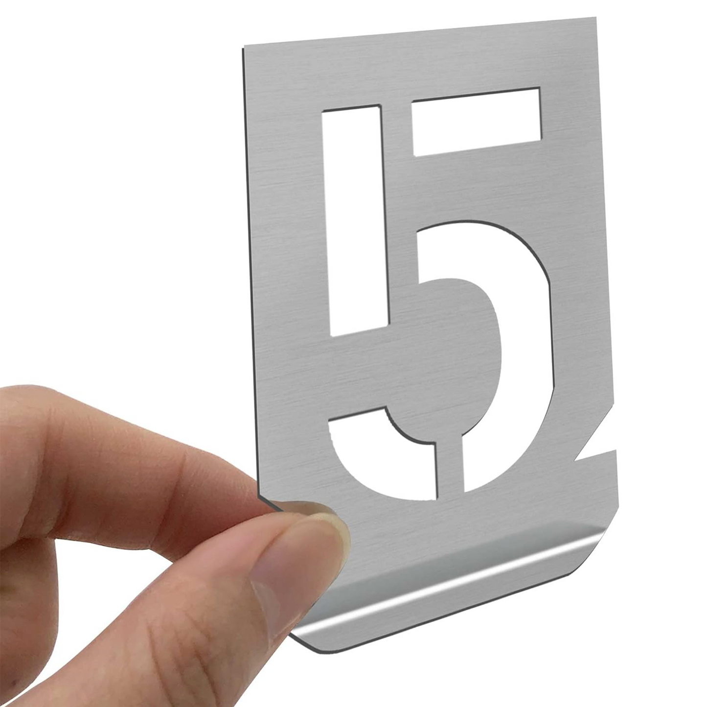 HAUTMEC Vintage Stainless Steel Numbers Stencils, 0 to 9 Stainless Steel Stencils & Holder, 1-1/4" (30mm) Numbers, Shop Stencil, Advertising Stencilling, Craft-Printing, Reusable, HT0338-ST