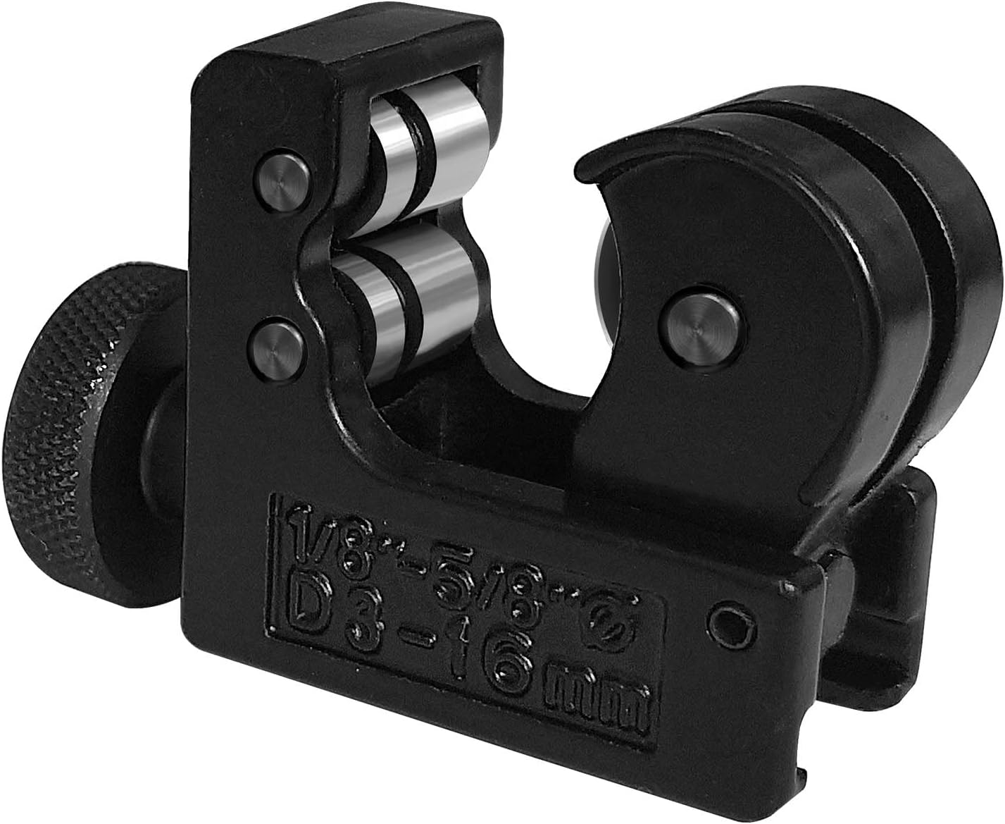 HAUTMEC Mini Tube Cutter Of Diameter from 1/8" to 5/8" OD (3-16mm), Heavy Duty Pipe Cutter for PVC, Copper, Aluminum, and Thin Stainless Steel Tube HT0131-TC