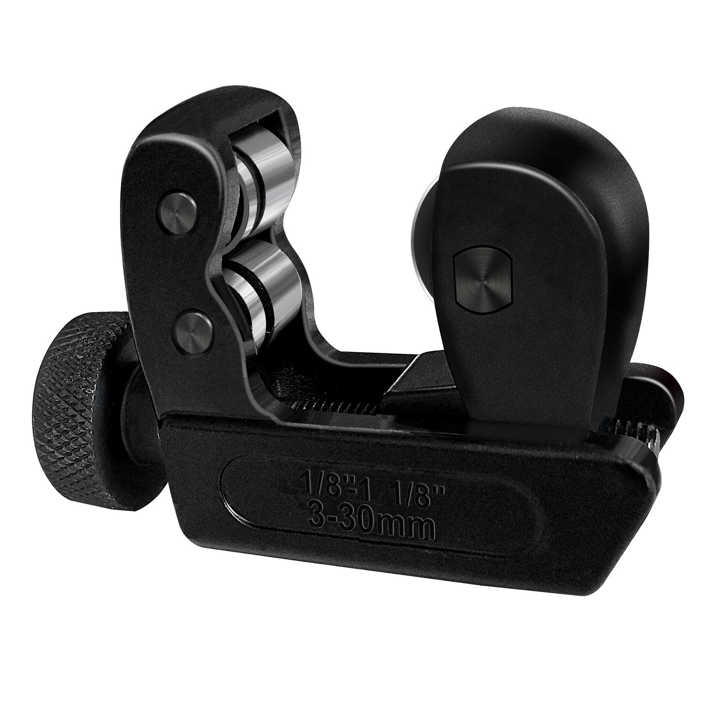 Hautmec Pro Compact Heavy Duty Mini Tube Cutter, 1/8" to 1-1/8" OD (3-30mm) Tubing Cutter, Heavy Duty Pipe Cutter for PVC, Copper, Aluminum, and Thin Stainless Steel Tube HT0133-TC