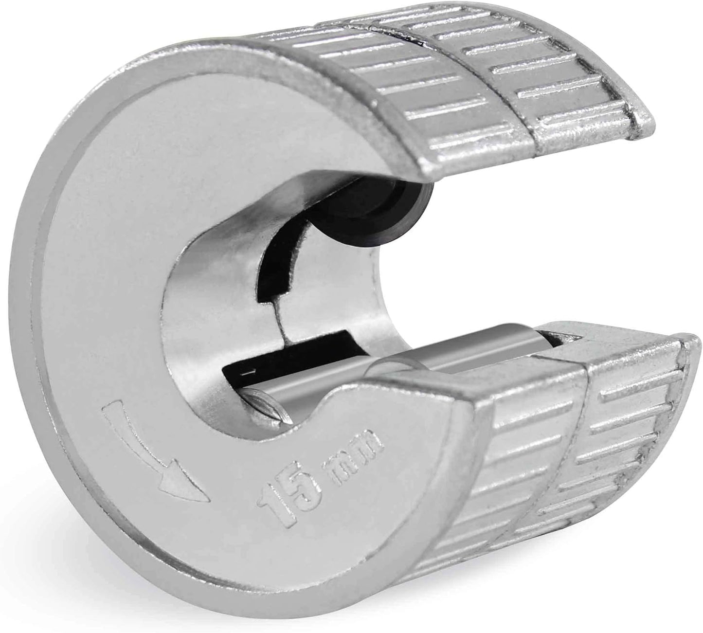 HAUTMEC Sturdy Plumbing Auto Cut Tube Cutter Set Twin Pack 15 & 22mm Pipe Slice with 2 Spare Pipe Cutting Wheel Blades PL7261701