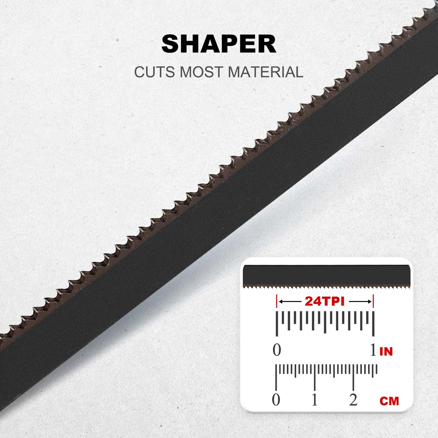 HAUTMEC Professional Bi-Metal Steel Mini/Junior Hacksaw Blades 6 inch, High Speed Steel Grounded Medium Teeth, Pack of 10, HT0150-CT