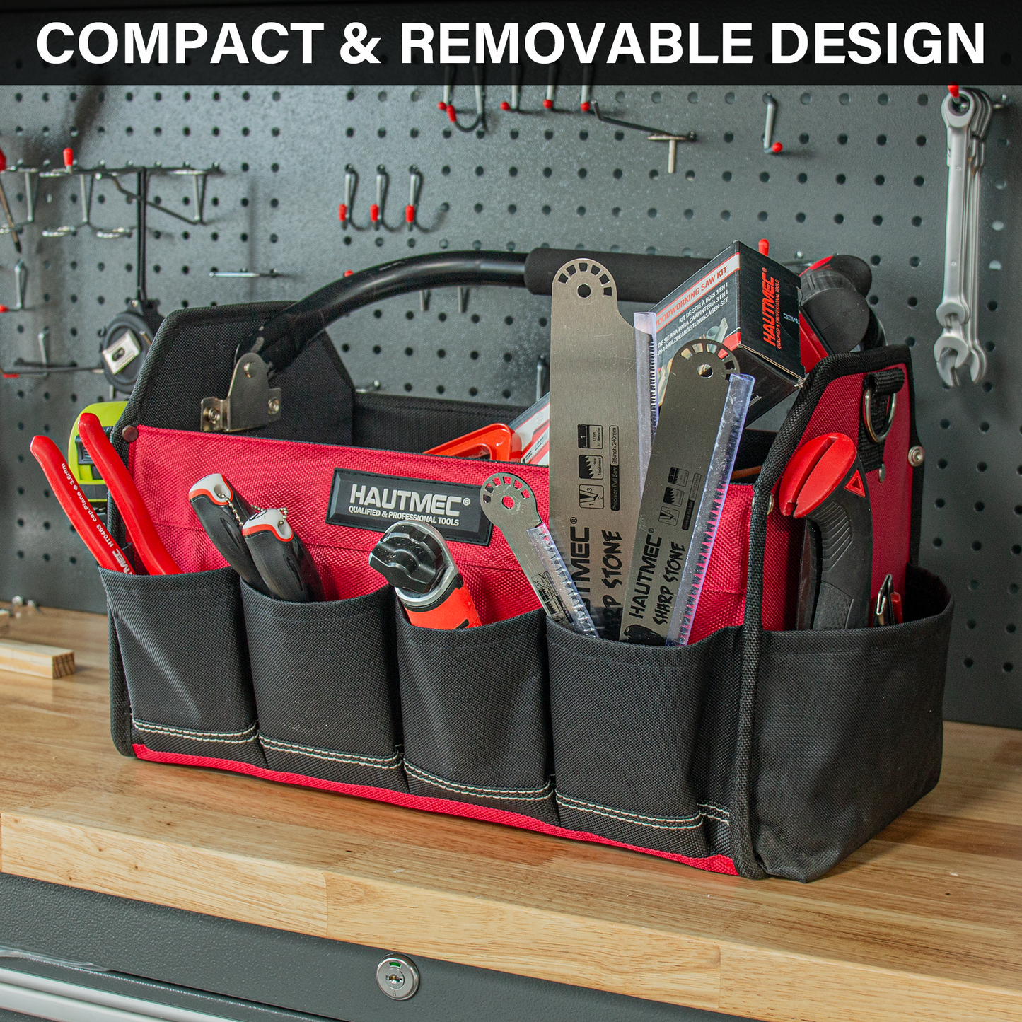 HAUTMEC 3-In-1 Japanese Pull Saw, Replaceable Blade Handsaw with 4-Angle Cutting, Pro Woodworking Cutting Tool (9.5-Inch 17TPI Fine-Cut, 9-Inch 9TPI Quick Cut, 6.5-Inch 6TPI Jab Saw) – HTHDM25050