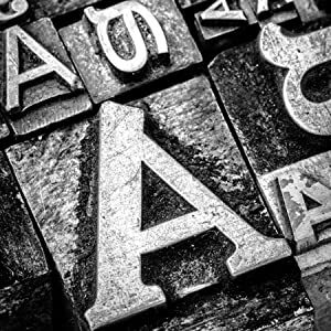 HAUTMEC Vintage Stainless Steel Letters Stencils, A to Z Stainless Steel Stencils & Holder, 1-1/4" (30mm) Letters, Shop Stencil, Advertising Stencilling, Craft-Printing, Reusable HT0337-ST