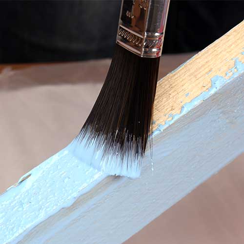 HAUTMEC Paint Brushes,4 Pk Treated Wood Handle Stain Paint Brush Set HT0029-PT