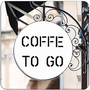 HAUTMEC Vintage Stainless Steel Letters Stencils, A to Z Stainless Steel Stencils & Holder, 1"(25mm) Letters, Shop Stencil, Advertising Stencilling, Craft-Printing, Reusable HT0335-ST