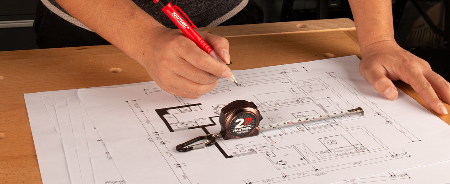 HAUTMEC Mini Tape Measure, Brown 3PCS 6FT/2M Small Measuring Tape, Metric & Imperial Scales, Retractable Pocket Keychain Measurement,ABS Protective Casing, Suitable for Homeowners, HTMEH25056