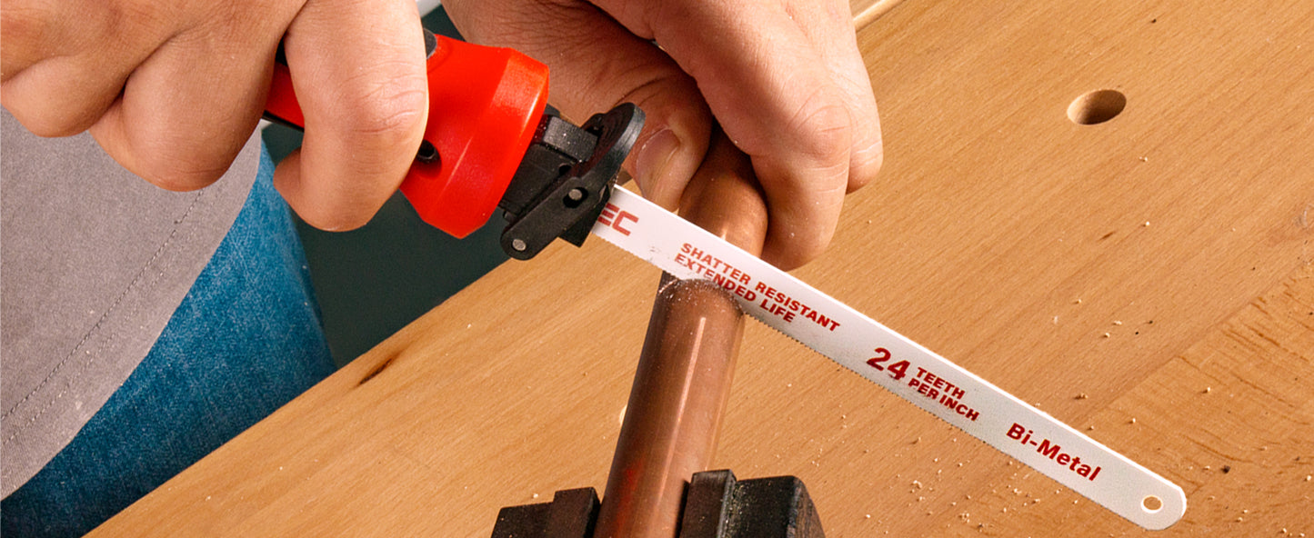 HAUTMEC 10-In-1 Multi Blades Hand Saw with Quick-Release Change Mechanism and Pro HSS/Cr-V/Bi-Metal Blades, Compact Hacksaw, Jab Saw, Versatile Handsaw for Wood, Metal, Plastic, Drywall – HTHSH25032