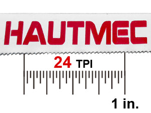 HAUTMEC Mini Hacksaw, Compact Hand Saw with 10" Bi-Metal HSS Blade, Lightweight Hack Saw for Metal Wood PVC, Especially Cuts In Tight Hard-Reach Spaces – HT0355