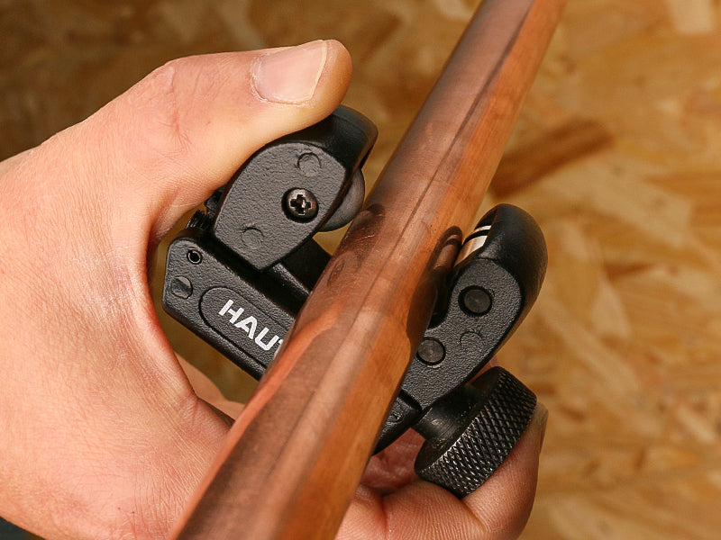 HAUTMEC Copper Pipe Cutter Tool 1/8" to 7/8" OD (3-22mm), Mini Copper Tubing Cutter Tool for PVC, Copper, Aluminum, and Thin Stainless Steel Tube HT0132-TC