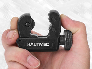 HAUTMEC Copper Pipe Cutter Tool 1/8" to 7/8" OD (3-22mm), Mini Copper Tubing Cutter Tool for PVC, Copper, Aluminum, and Thin Stainless Steel Tube HT0132-TC